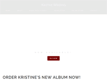 Tablet Screenshot of kristinewriding.com